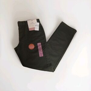 Docker Men's The Jean Cut Slim Fit Flat Front Pants Size 28x30 Olive Green NWT